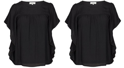 ZIZZI ELEGANCKA TUNIKA NIETOPERZ CZERŃ 353A ZIZZI ELEGANCKA TUNIKA NIETOPERZ CZERŃ 353A