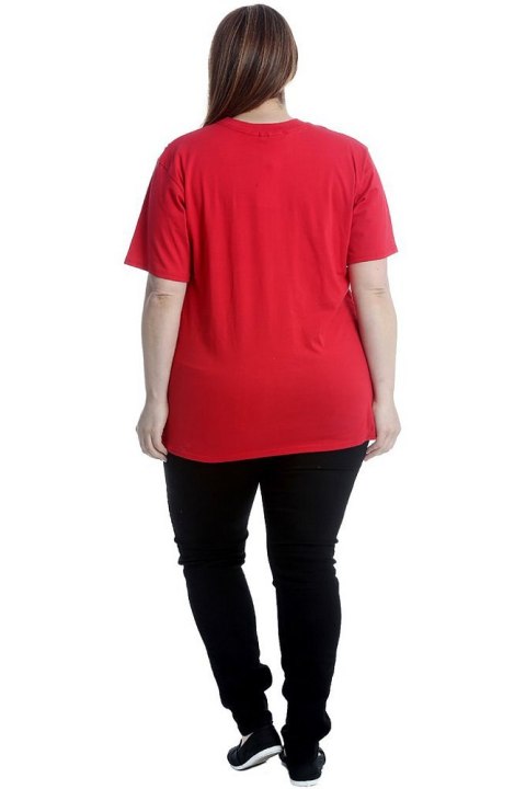 NOUVELLE CZERWONY T-SHIRT NAPIS NO110 NOUVELLE CZERWONY T-SHIRT NAPIS NO110