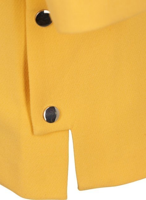 ZIZZI ELEGANCKI PŁASZCZ PRZESZYCIA ZÓŁTY 007A ZIZZI ELEGANCKI PŁASZCZ PRZESZYCIA ZÓŁTY 007A