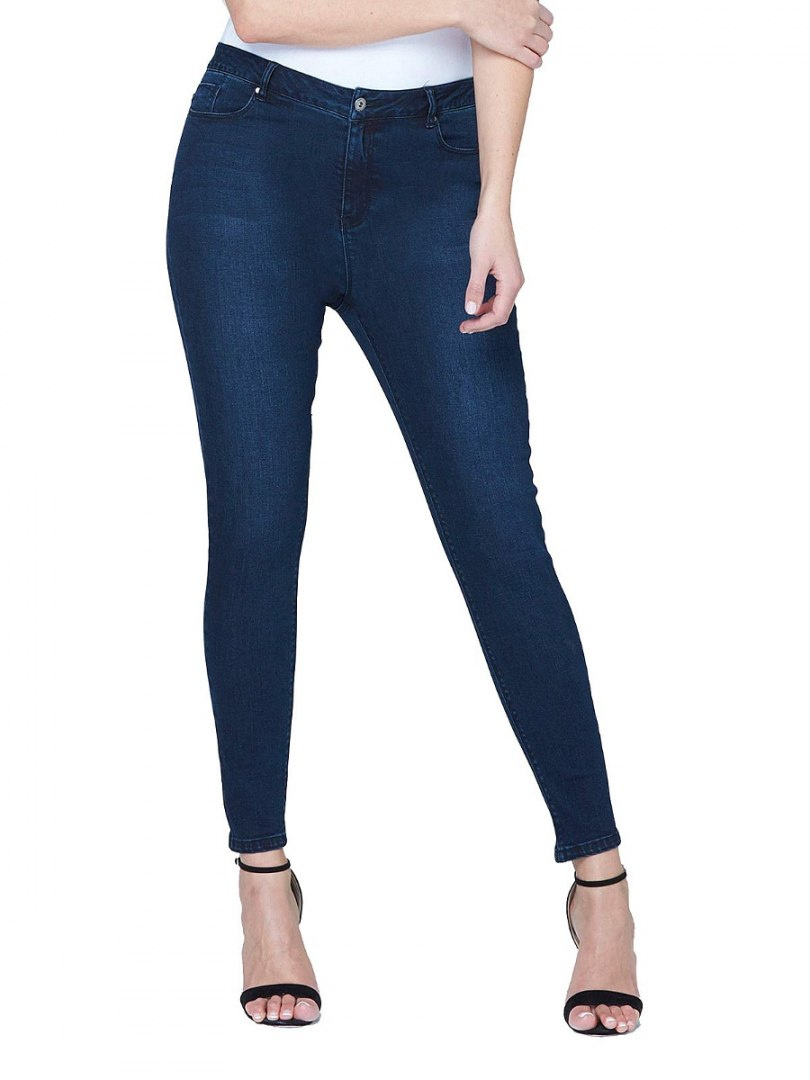 SIMPLY BE MODNE GRANATOWE JEANSY SKINNY SB06 SIMPLY BE MODNE GRANATOWE JEANSY SKINNY SB06