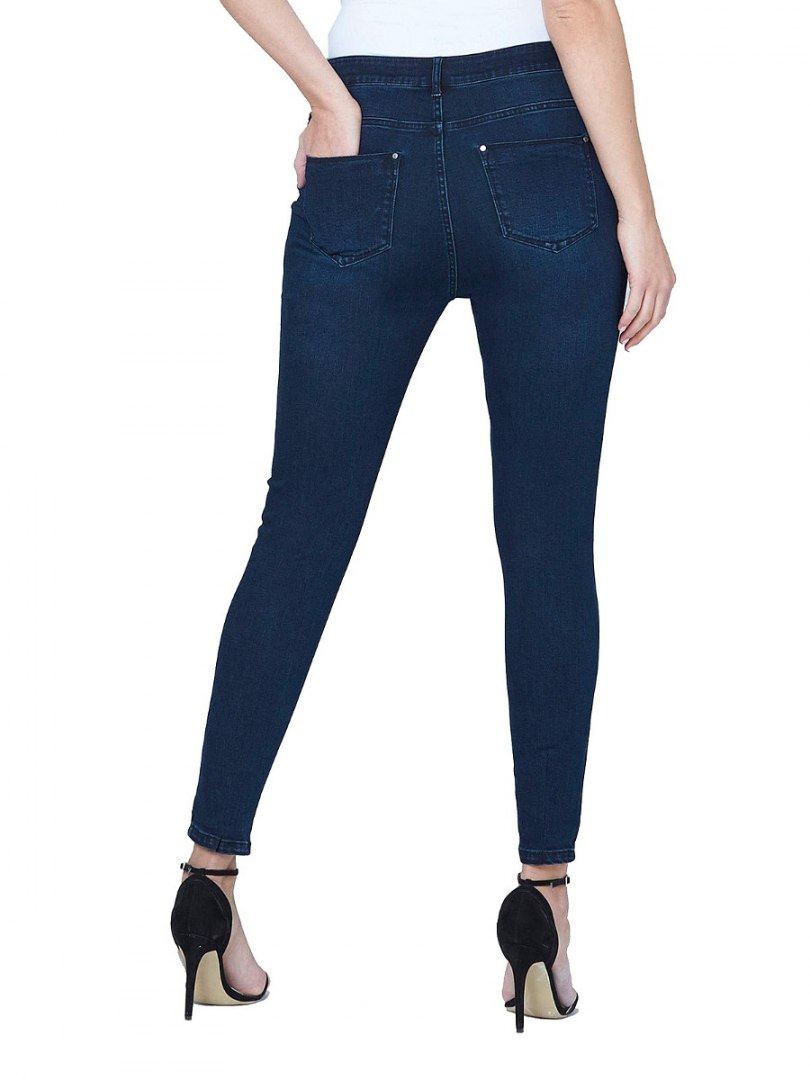 SIMPLY BE MODNE GRANATOWE JEANSY SKINNY SB06 SIMPLY BE MODNE GRANATOWE JEANSY SKINNY SB06