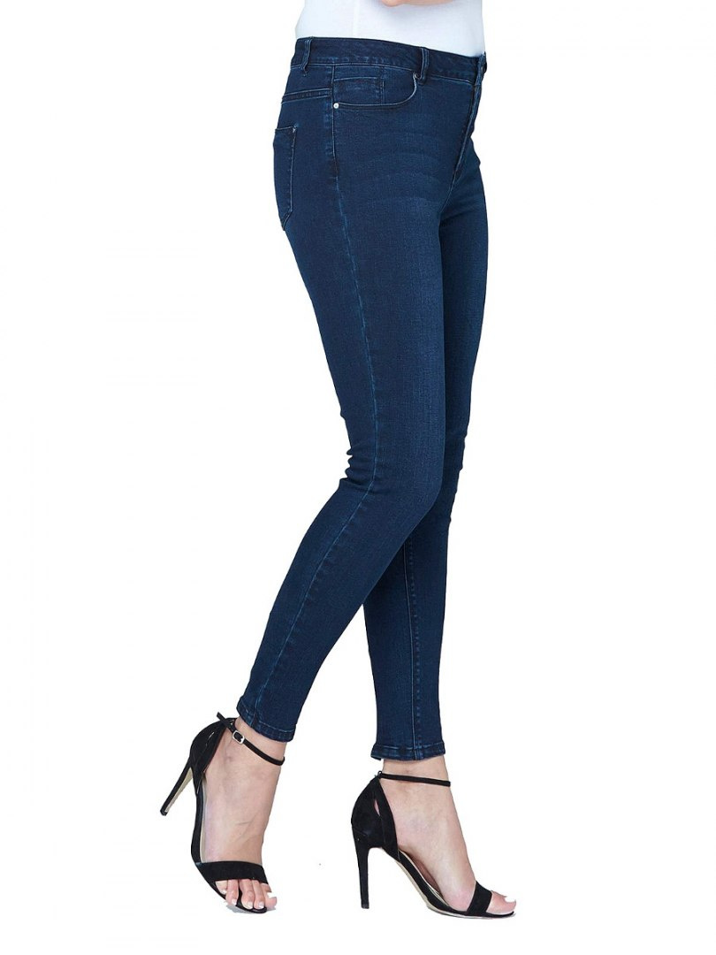 SIMPLY BE MODNE GRANATOWE JEANSY SKINNY SB06 SIMPLY BE MODNE GRANATOWE JEANSY SKINNY SB06