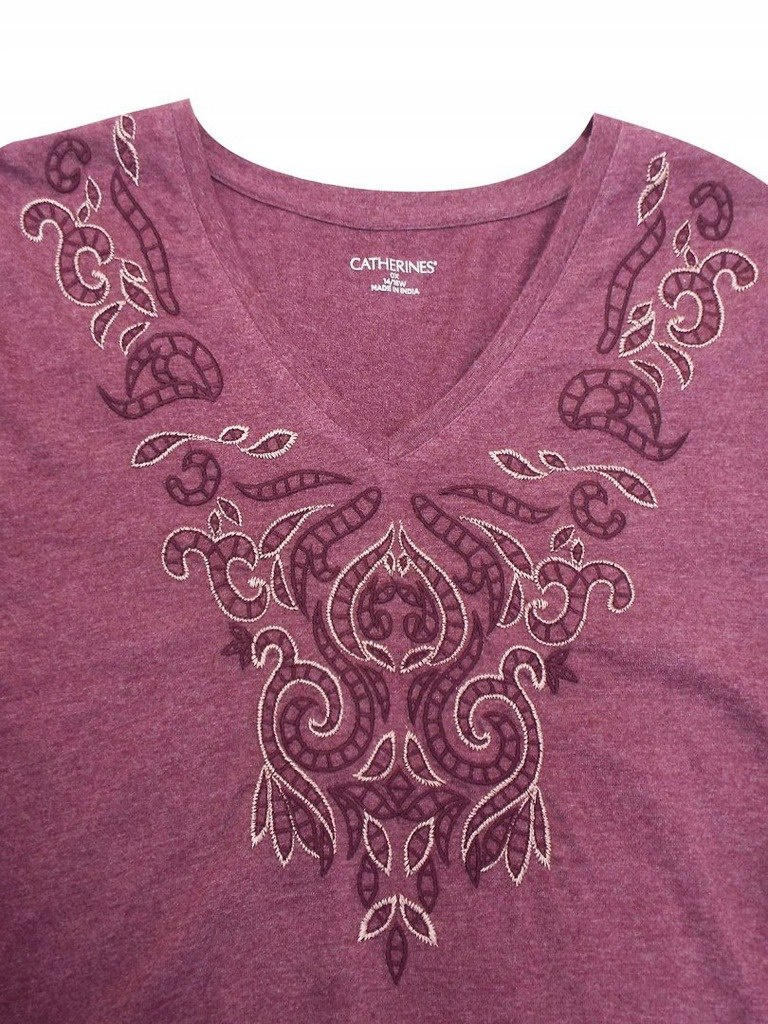 CATHERINES MODNA BLUZKA HAFTY BORDO CA02 CATHERINES MODNA BLUZKA HAFTY BORDO CA02