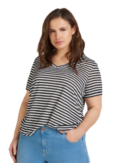 ZIZZI KLASYCZNY MARYNARSKI T-SHIRT 502A ZIZZI KLASYCZNY MARYNARSKI T-SHIRT 502A