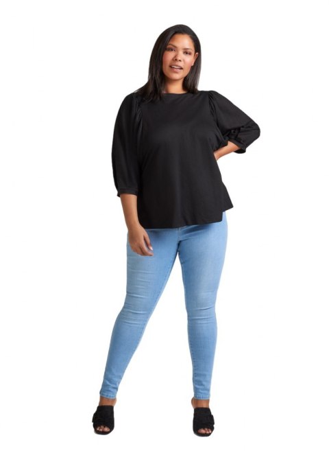 ZIZZI ELEGANCKA CZARNA BLUZKA 833A ZIZZI ELEGANCKA CZARNA BLUZKA 833A
