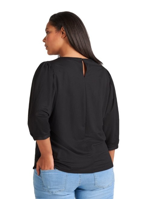 ZIZZI ELEGANCKA CZARNA BLUZKA 833A ZIZZI ELEGANCKA CZARNA BLUZKA 833A