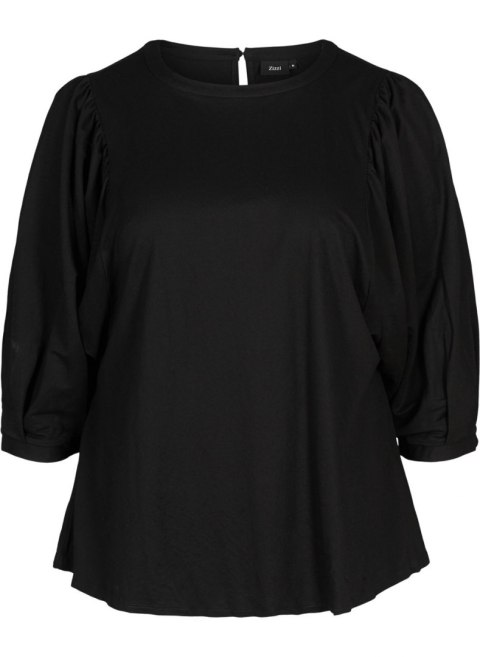 ZIZZI ELEGANCKA CZARNA BLUZKA 833A ZIZZI ELEGANCKA CZARNA BLUZKA 833A