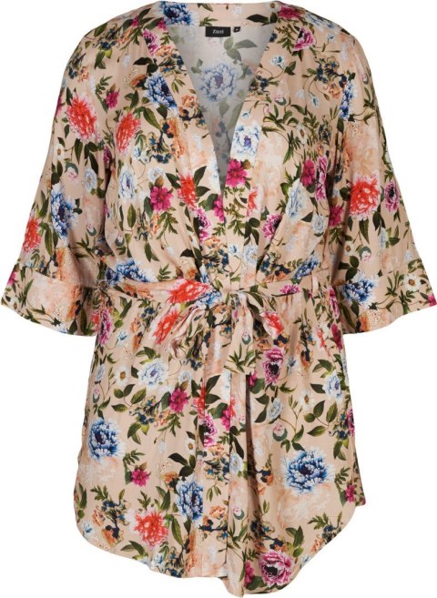 ZIZZI ZJAWISKOWO KIMONO KWIATY 132CW ZIZZI ZJAWISKOWO KIMONO KWIATY 132CW