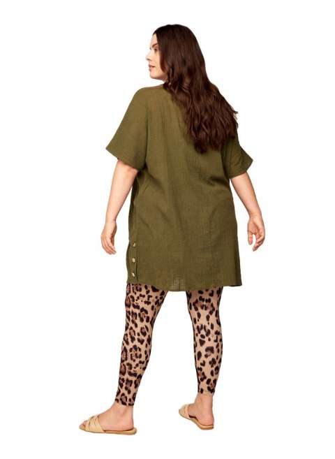 ZIZZI BAWEŁNIANA ZIELONA TUNIKA 654B ZIZZI BAWEŁNIANA ZIELONA TUNIKA 654B
