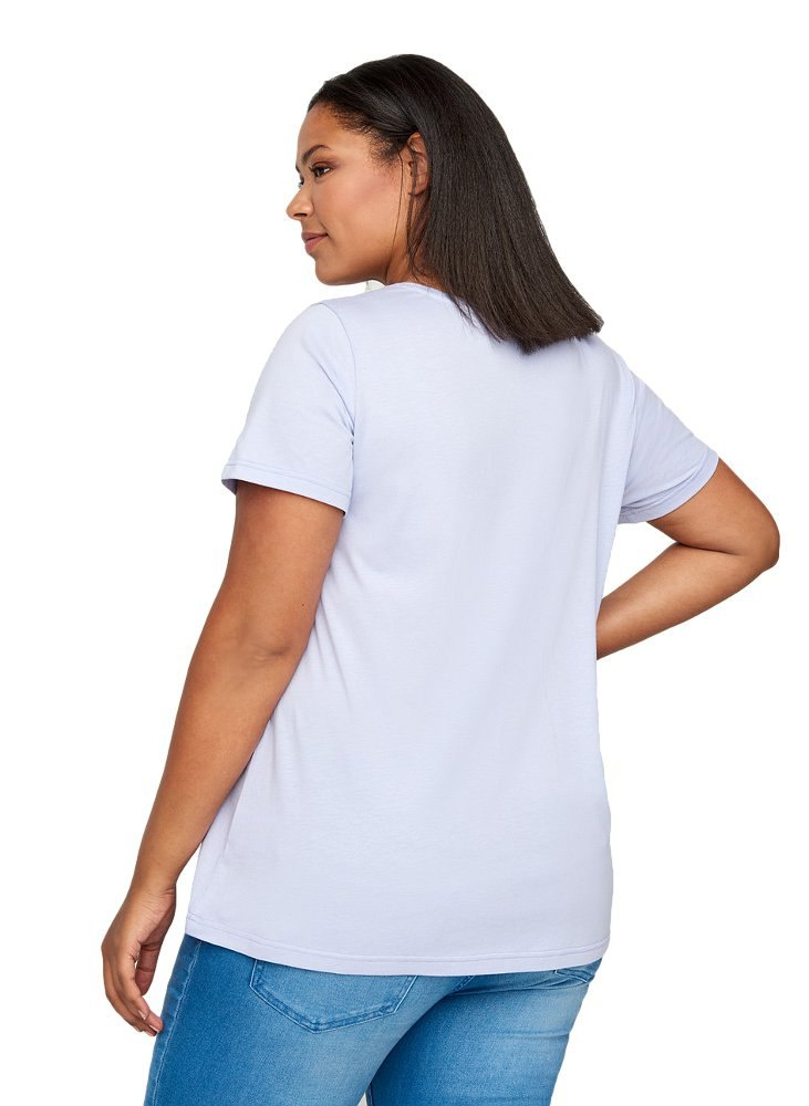 ZIZZI T-SHIRT BLUZKA BASIC LILA 803A ZIZZI T-SHIRT BLUZKA BASIC LILA 803A