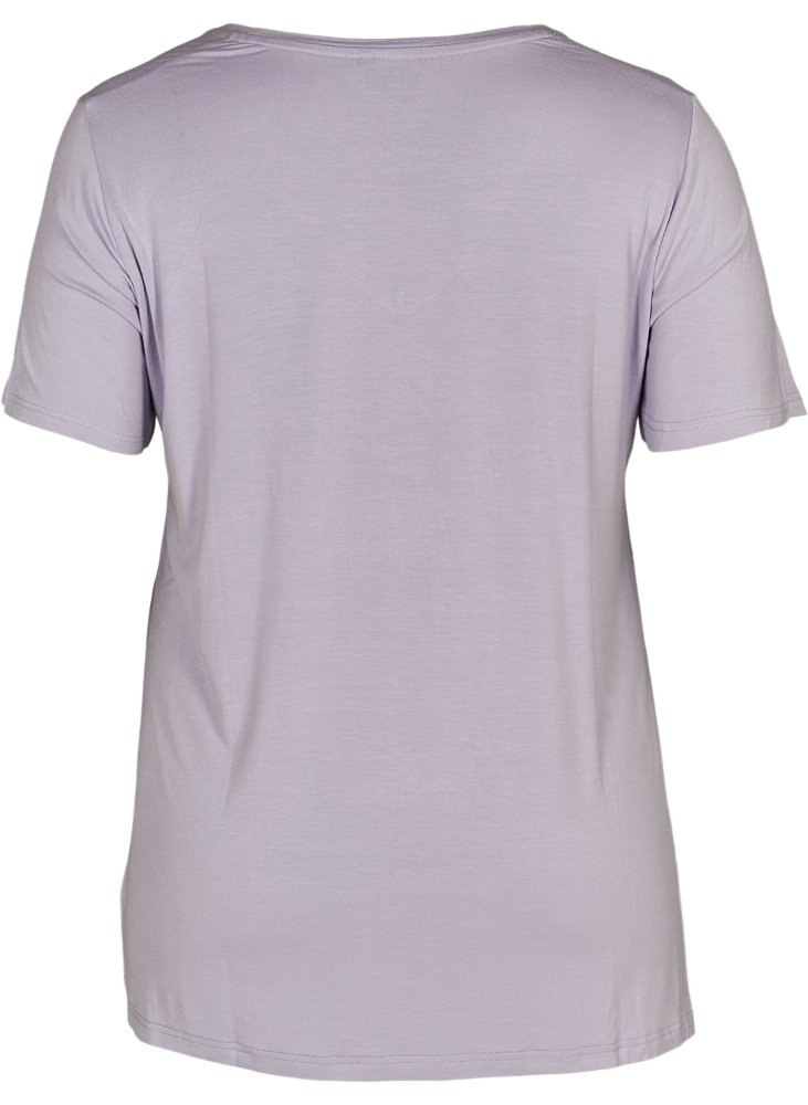 ZIZZI T-SHIRT BLUZKA BASIC LILA 803A ZIZZI T-SHIRT BLUZKA BASIC LILA 803A