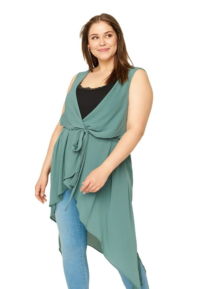 ZIZZI ZWIEWNA ZIELONA NARZUTKA 626C ZIZZI ZWIEWNA ZIELONA NARZUTKA 626C
