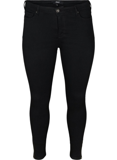 ZIZZI CZARNE JEANSY RURKI AMY 7/8 181A