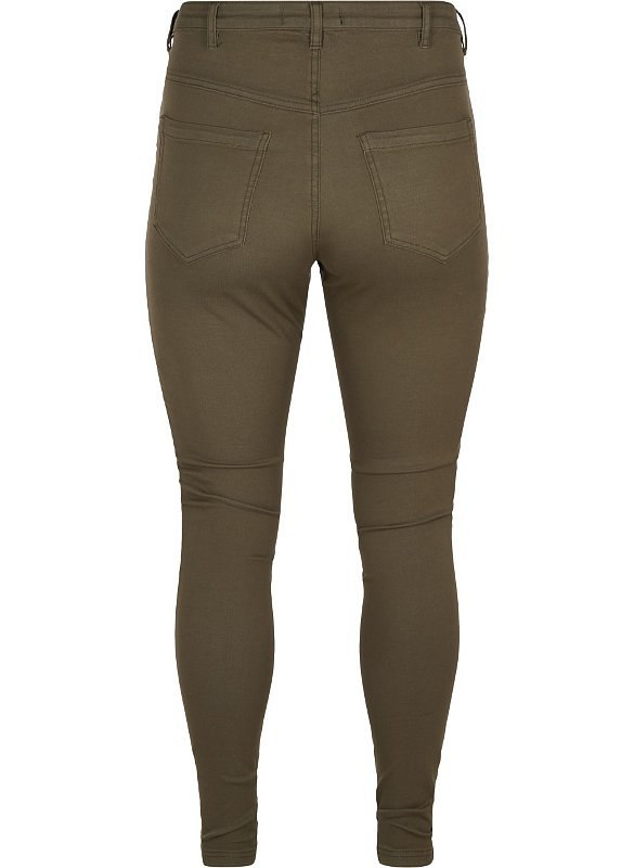 ZIZZI OLIWKOWE KLASYCZNE JEANSY SPODNIE 305L ZIZZI OLIWKOWE KLASYCZNE JEANSY SPODNIE 305L