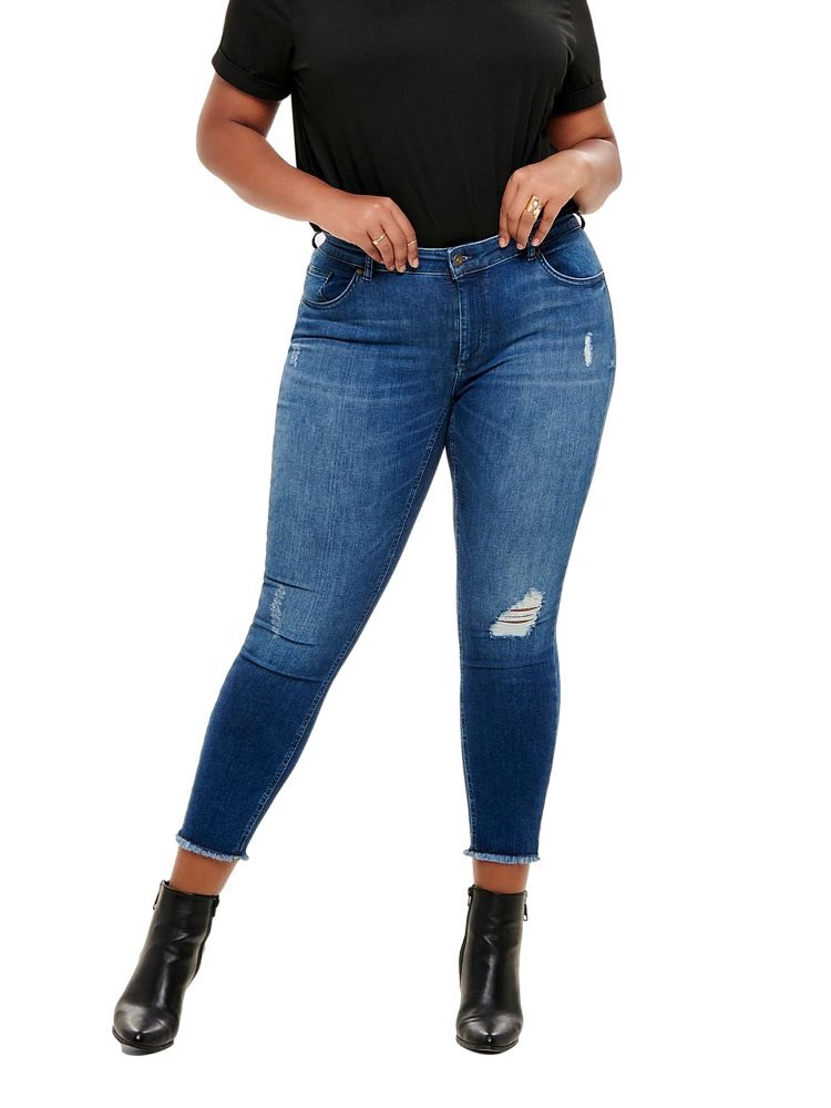 CARMAKOMA JEANSY RURKI 7/8 DZIURY 4950 CARMAKOMA JEANSY RURKI 7/8 DZIURY 4950