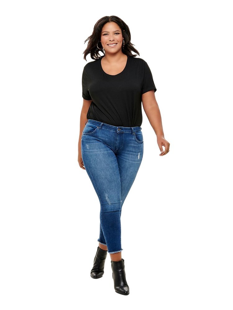 CARMAKOMA JEANSY RURKI 7/8 DZIURY 4950 CARMAKOMA JEANSY RURKI 7/8 DZIURY 4950