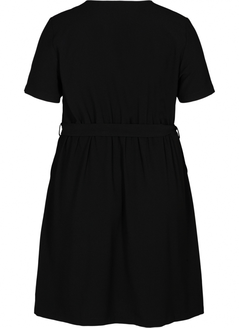 ZIZZI ELEGANCKA KOPERTOWA SUKIENKA CZERŃ 325A ZIZZI ELEGANCKA KOPERTOWA SUKIENKA CZERŃ 325A