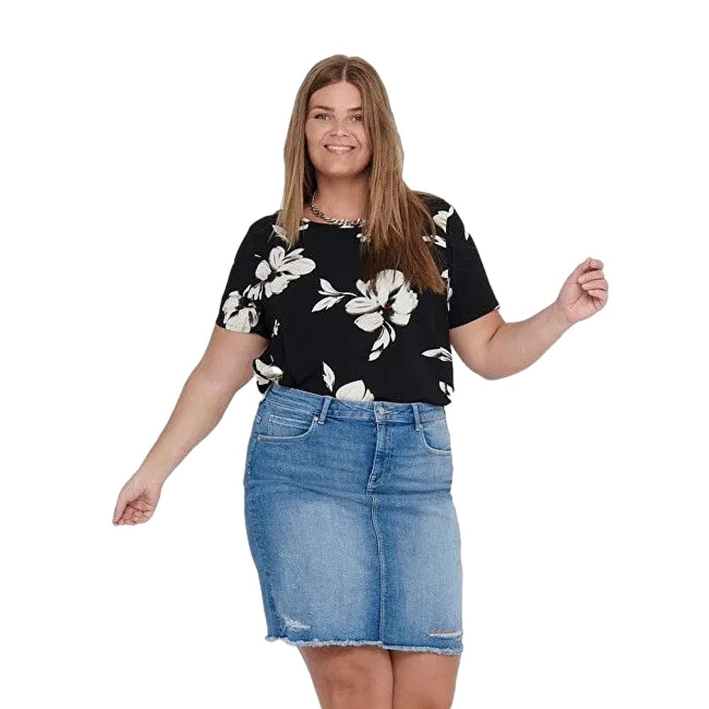 CARMAKOMA FANTASTYCZNA BLUZKA KWIATY 8353 CARMAKOMA FANTASTYCZNA BLUZKA KWIATY 8353