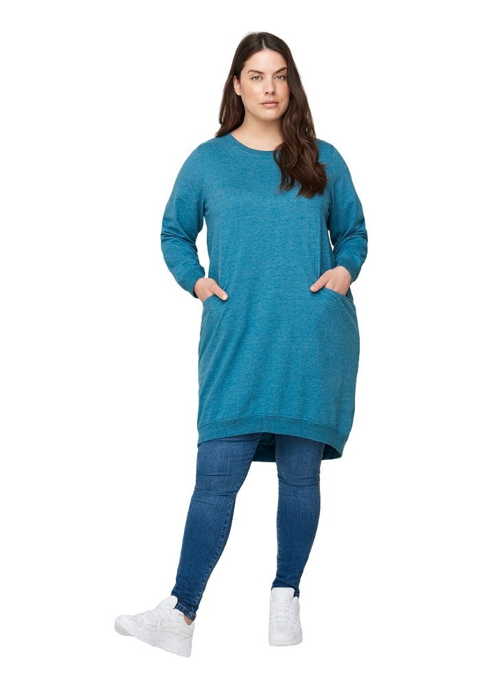 ZIZZI TRENDY SUKIENKA DRESOWA MORSKA 041A ZIZZI TRENDY SUKIENKA DRESOWA MORSKA 041A