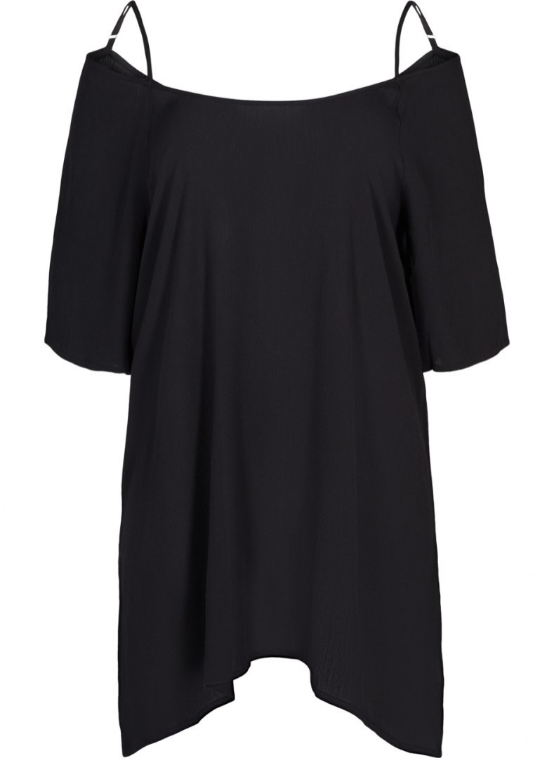 ZIZZI CZARNA TUNIKA 2W1 HISZPANKA 558B ZIZZI CZARNA TUNIKA 2W1 HISZPANKA 558B