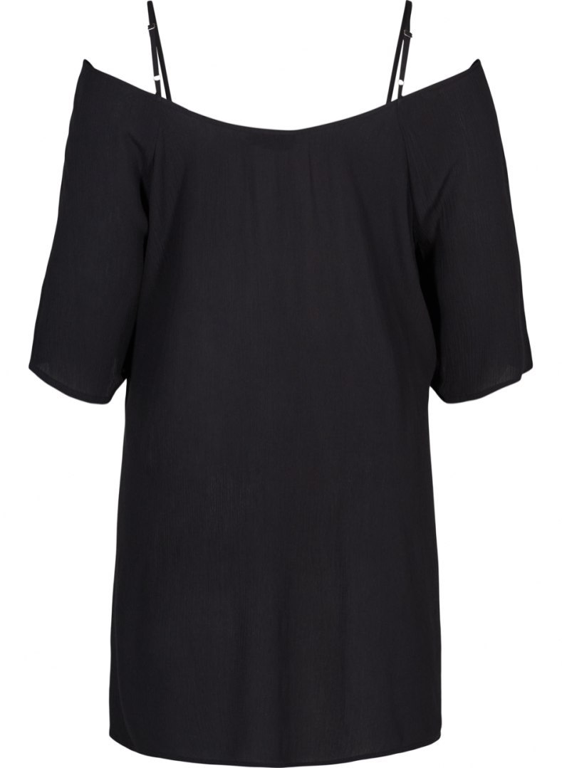 ZIZZI CZARNA TUNIKA 2W1 HISZPANKA 558B ZIZZI CZARNA TUNIKA 2W1 HISZPANKA 558B