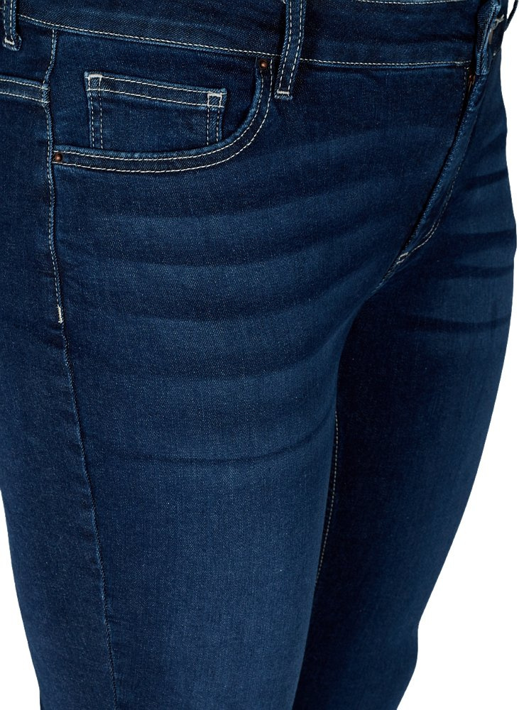 ZIZZI KLASYCZNE GRANATOWE JEANSY RURKI 604A ZIZZI KLASYCZNE GRANATOWE JEANSY RURKI 604A
