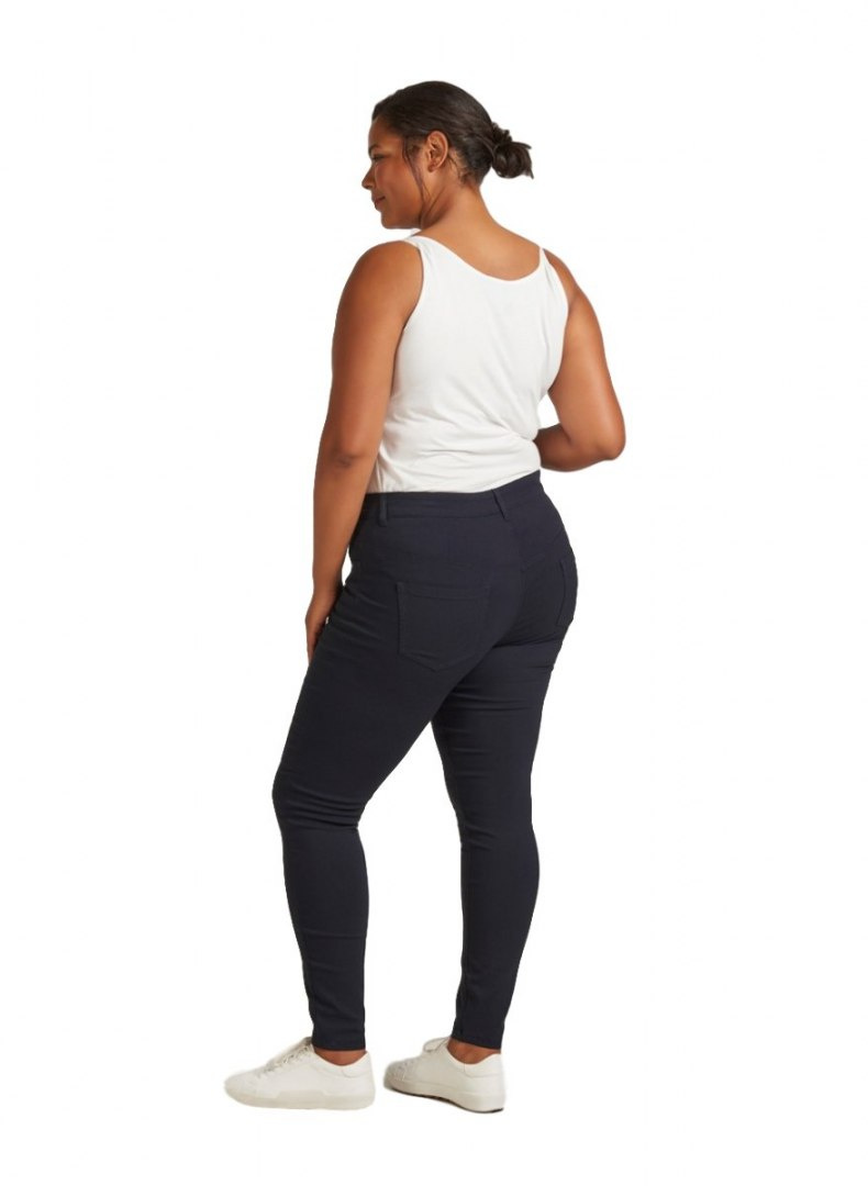 ZIZZI SPODNIE RURKI STRETCH GRANAT 623E ZIZZI SPODNIE RURKI STRETCH GRANAT 623E