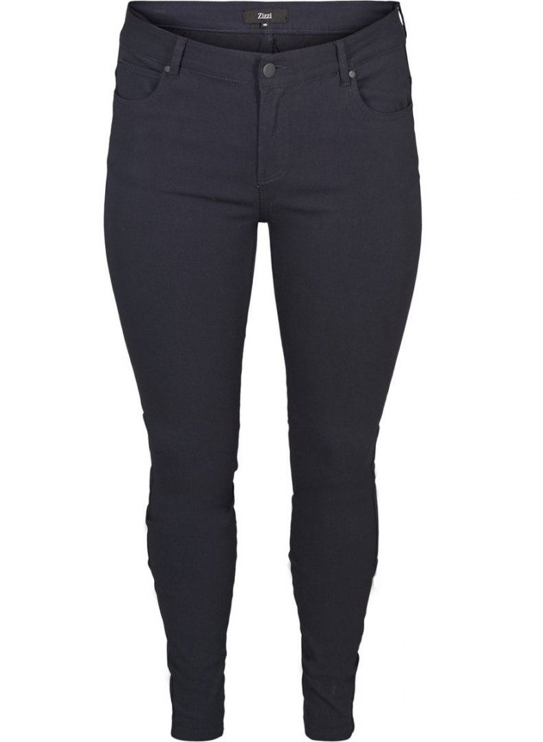 ZIZZI SPODNIE RURKI STRETCH GRANAT 623E ZIZZI SPODNIE RURKI STRETCH GRANAT 623E