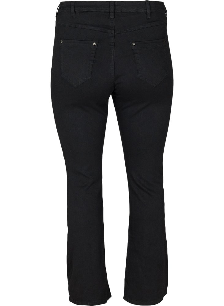 ZIZZI SZEROKIE CZRNE SPODNIE JEANSY 005C ZIZZI SZEROKIE CZRNE SPODNIE JEANSY 005C