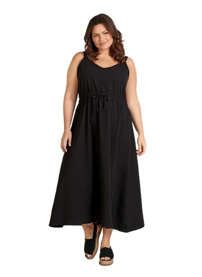 ZIZZI MODNA CZARNA SUKIENKA MAXI 201P ZIZZI MODNA CZARNA SUKIENKA MAXI 201P