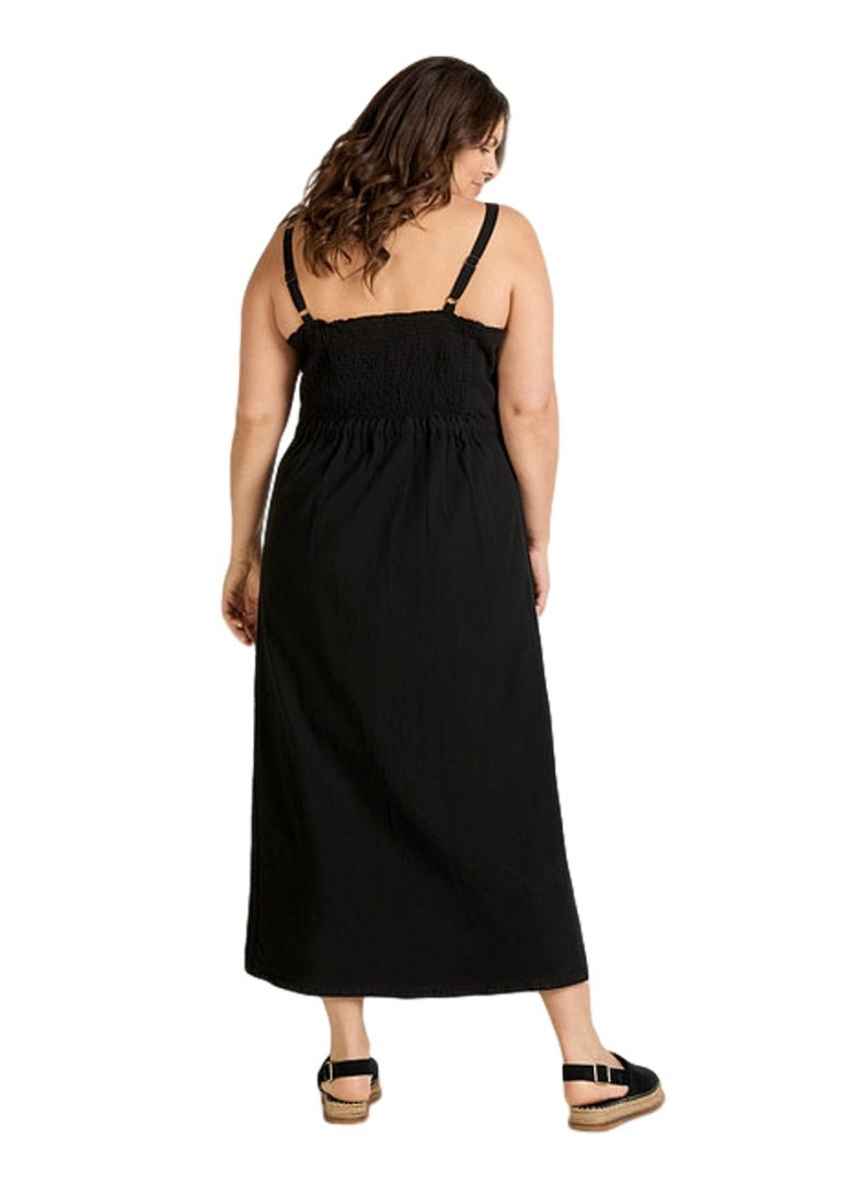 ZIZZI MODNA CZARNA SUKIENKA MAXI 201P ZIZZI MODNA CZARNA SUKIENKA MAXI 201P