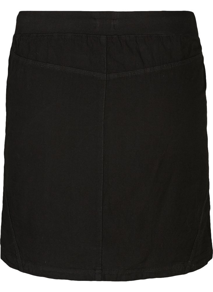 ZIZZI ŚWIETNA SPÓDNICA BAWEŁNA CZARNA 830B ZIZZI ŚWIETNA SPÓDNICA BAWEŁNA CZARNA 830B