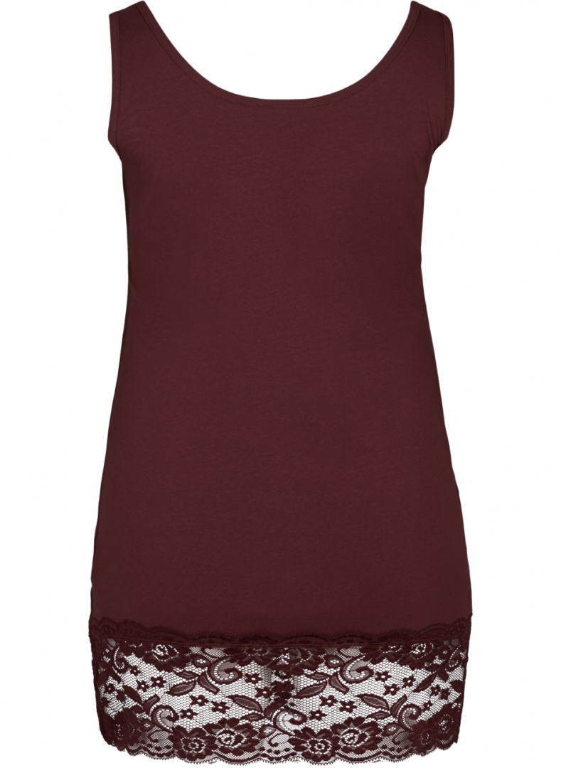 ZIZZI KOBIECY TOP BORDO KORONKA 895A ZIZZI KOBIECY TOP BORDO KORONKA 895A