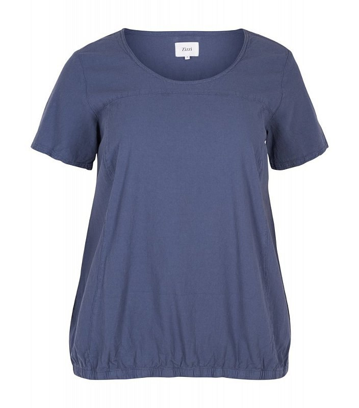 ZIZZI WYGODNA BAWEŁNIANA BLUZKA JEANS 314M ZIZZI WYGODNA BAWEŁNIANA BLUZKA JEANS 314M