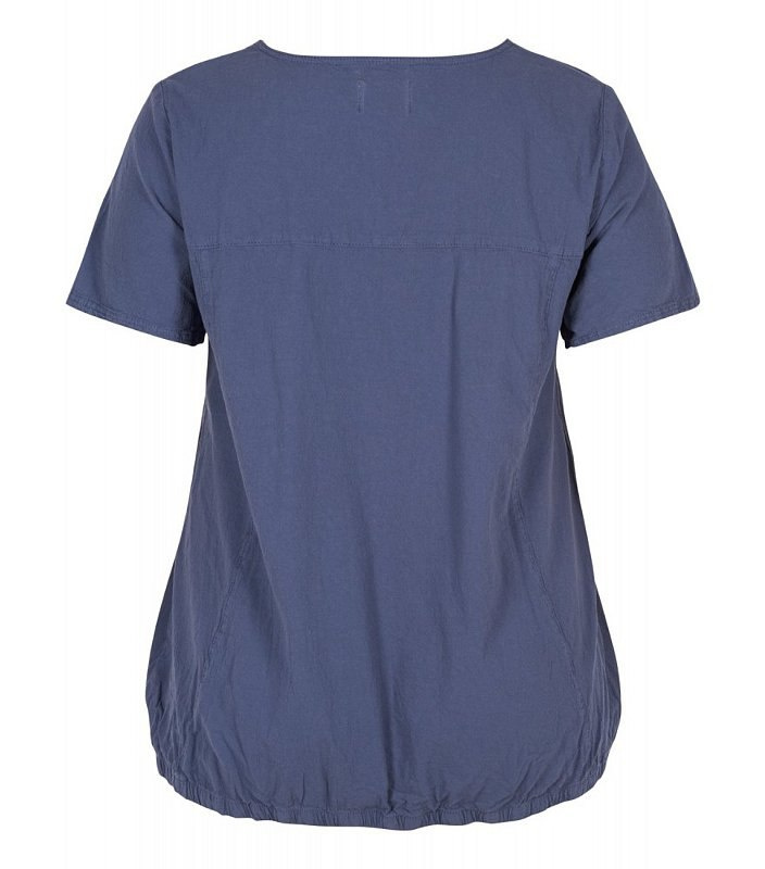 ZIZZI WYGODNA BAWEŁNIANA BLUZKA JEANS 314M ZIZZI WYGODNA BAWEŁNIANA BLUZKA JEANS 314M