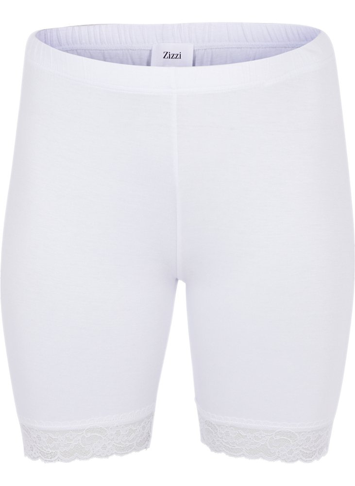 ZIZZI BIAŁE LEGGINSY SPODENKI KORONKA 881G ZIZZI BIAŁE LEGGINSY SPODENKI KORONKA 881G