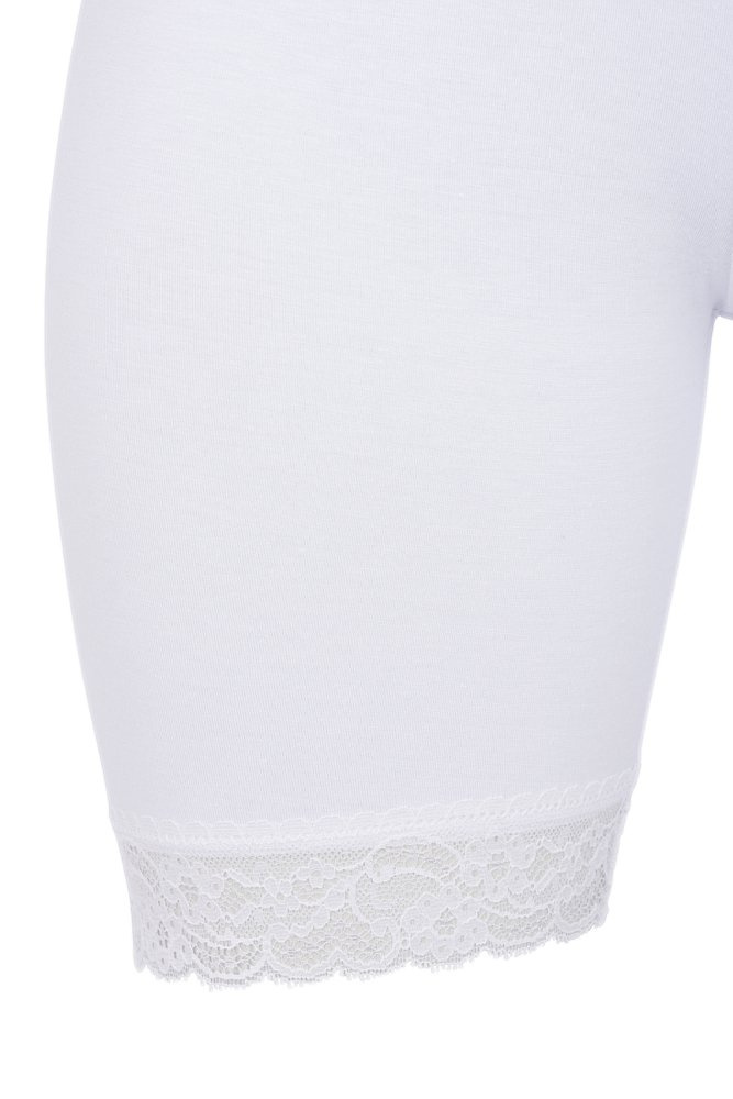 ZIZZI BIAŁE LEGGINSY SPODENKI KORONKA 881G ZIZZI BIAŁE LEGGINSY SPODENKI KORONKA 881G