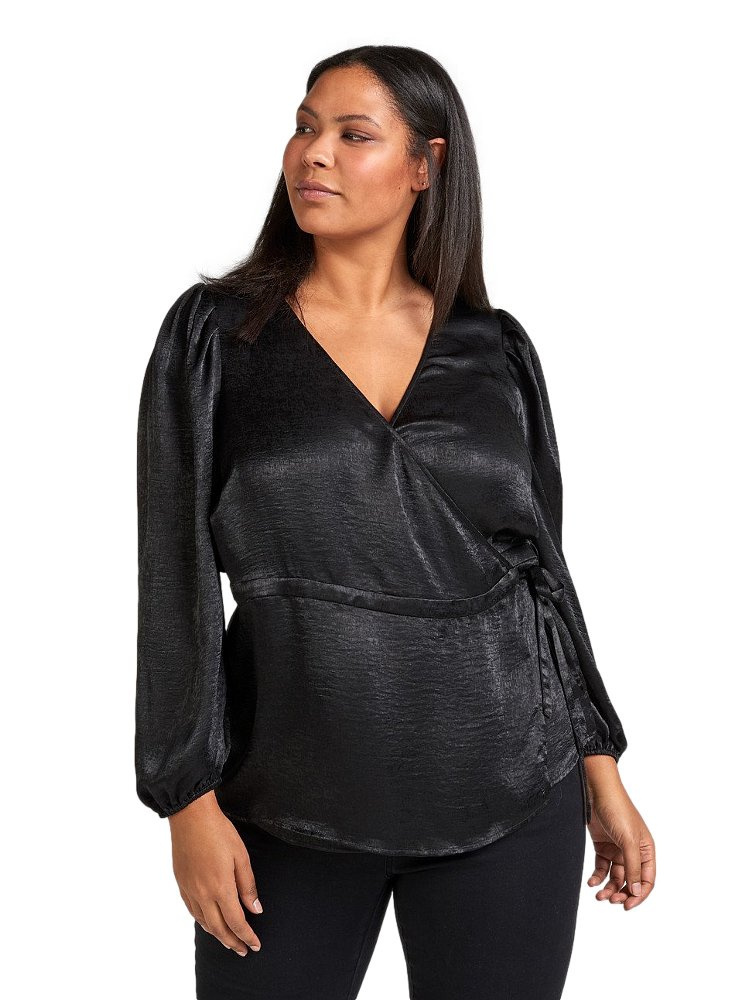 ZIZZI ELEGANCKA KOPERTOWA BLUZKA 832AW ZIZZI ELEGANCKA KOPERTOWA BLUZKA 832AW