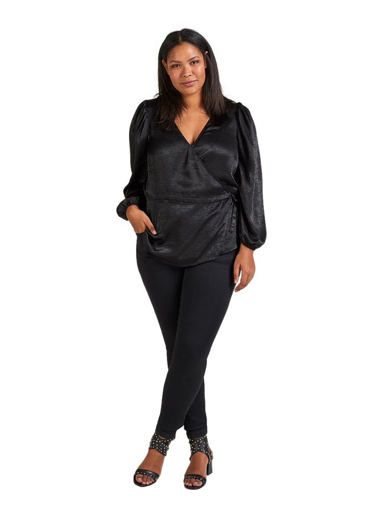 ZIZZI ELEGANCKA KOPERTOWA BLUZKA 832AW ZIZZI ELEGANCKA KOPERTOWA BLUZKA 832AW