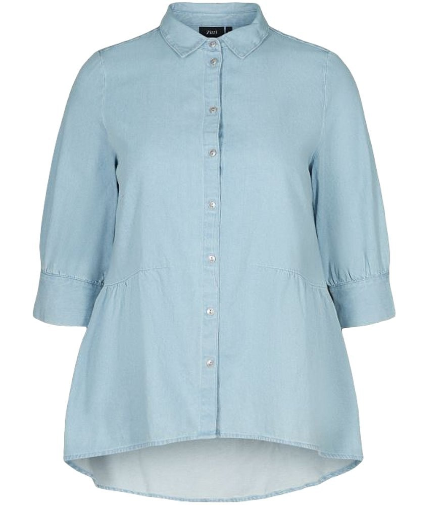 ZIZZI JEANSOWA KOSZULOWA TUNIKA 614A ZIZZI JEANSOWA KOSZULOWA TUNIKA 614A