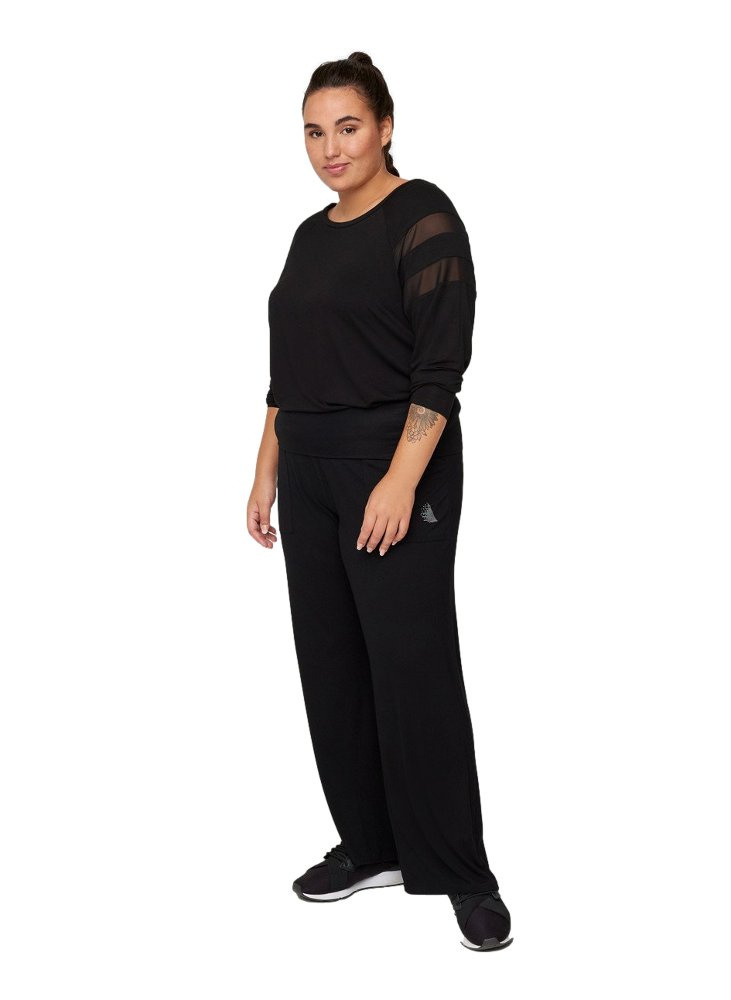ZIZZI DRESOWE SPODNIE CZARNE 605A ZIZZI DRESOWE SPODNIE CZARNE 605A