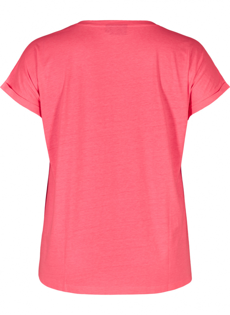 ZIZZI KLASYCZNY RÓŻOWY T-SHIRT 428A ZIZZI KLASYCZNY RÓŻOWY T-SHIRT 428A