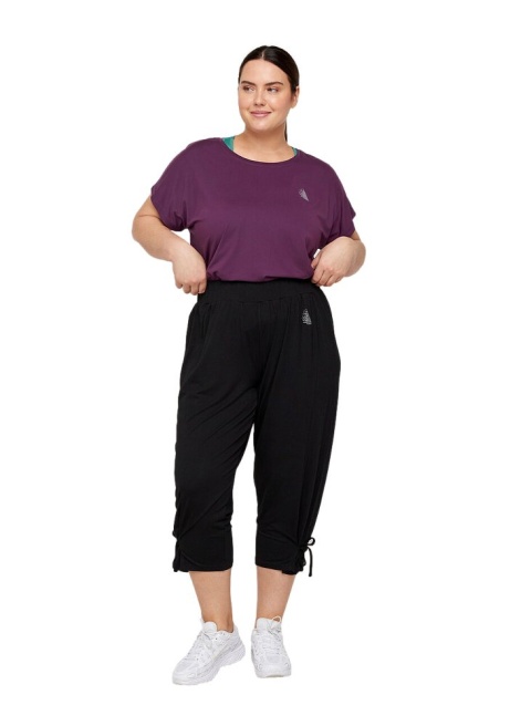 ZIZZI SPORTOWY T-SHIRT FIOLET 053A