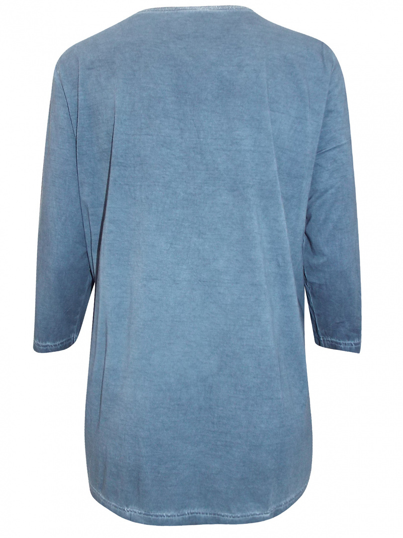 MIAMODA BLUZKA DEKOLT HENLEY MM09 MIAMODA BLUZKA DEKOLT HENLEY MM09
