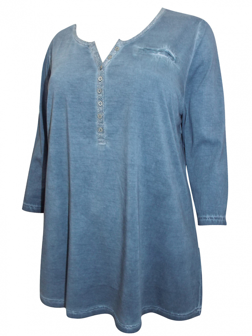 MIAMODA BLUZKA DEKOLT HENLEY MM09 MIAMODA BLUZKA DEKOLT HENLEY MM09