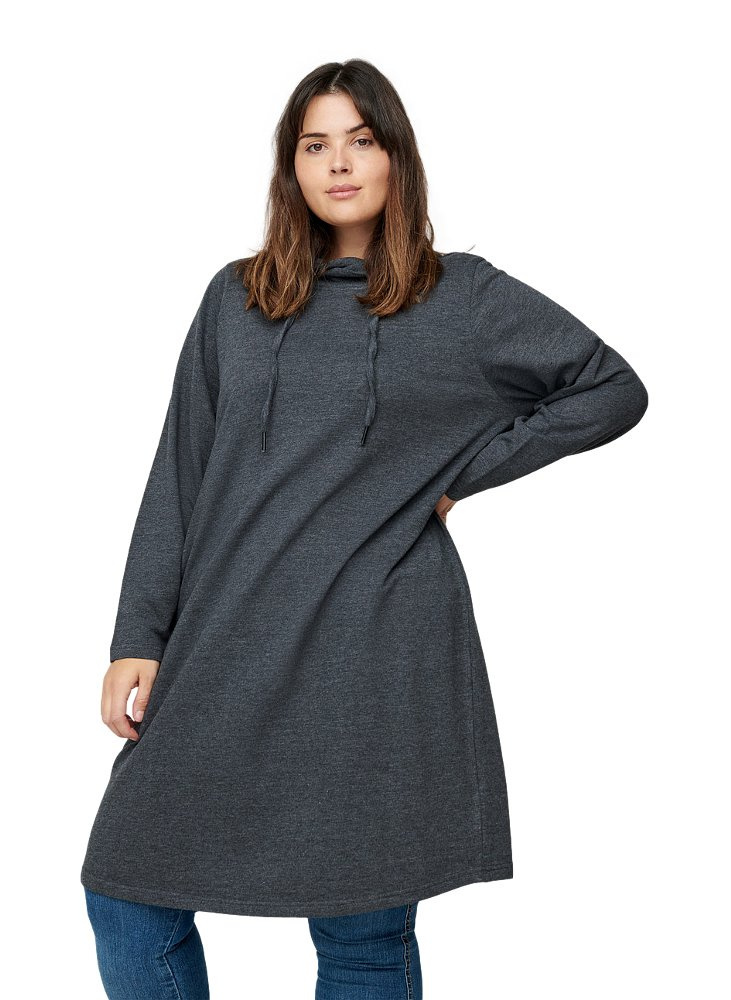 ZIZZI MODNA SZARA SUKIENKA BLUZA 044D ZIZZI MODNA SZARA SUKIENKA BLUZA 044D