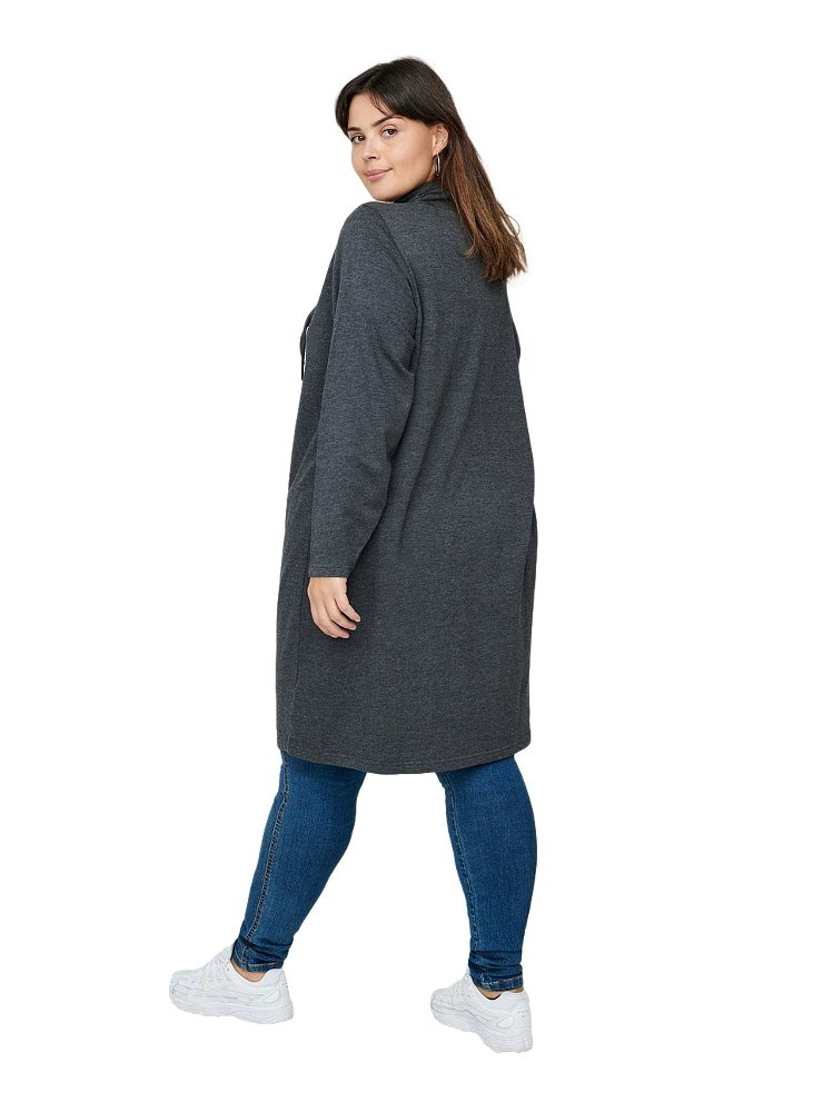 ZIZZI MODNA SZARA SUKIENKA BLUZA 044D ZIZZI MODNA SZARA SUKIENKA BLUZA 044D
