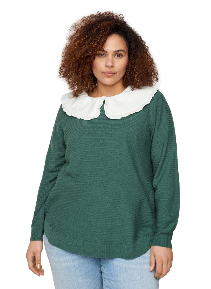 ZIZZI ŚWIETNY ZIELONY SWETER 700C ZIZZI ŚWIETNY ZIELONY SWETER 700C