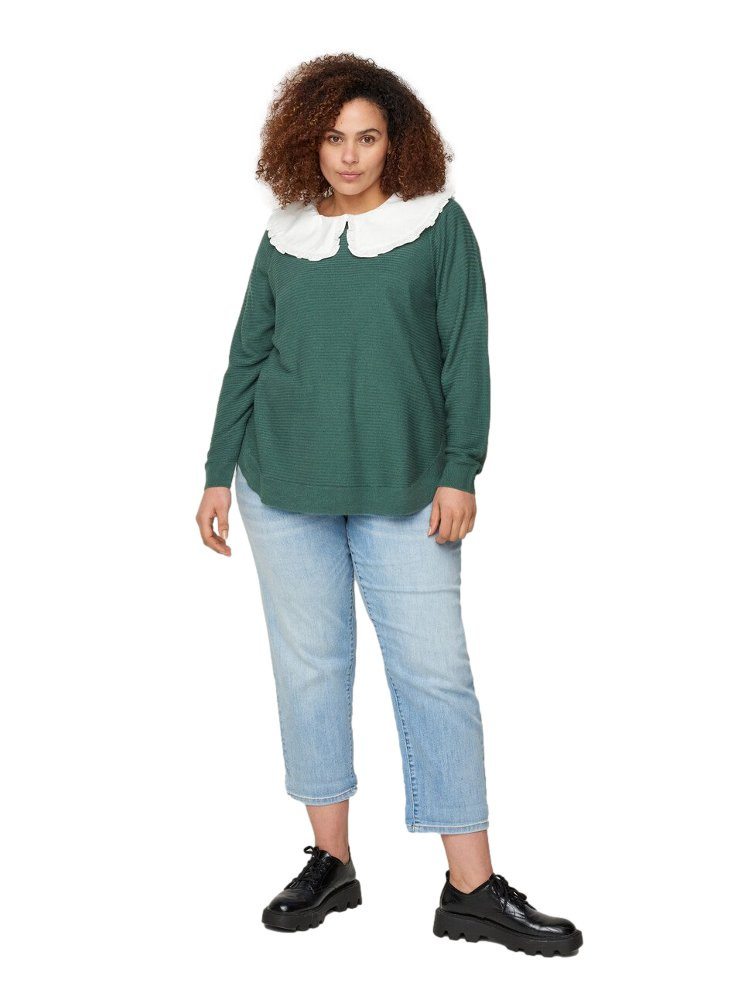 ZIZZI ŚWIETNY ZIELONY SWETER 700C ZIZZI ŚWIETNY ZIELONY SWETER 700C