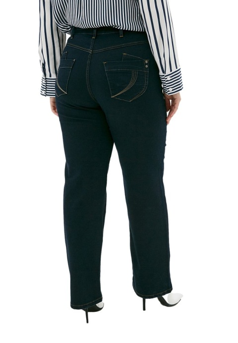 ZIZZI JEANSY PROSTA NOGAWKA GRANAT N86 400A ZIZZI JEANSY PROSTA NOGAWKA GRANAT N86 400A